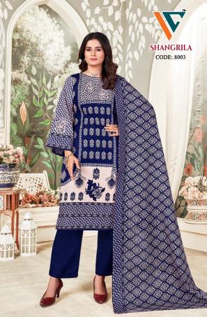 Vandana C Shangrila Vol 8 Cotton Dress Material Collection