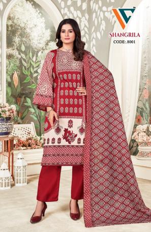 Vandana C Shangrila Vol 8 Cotton Dress Material Collection