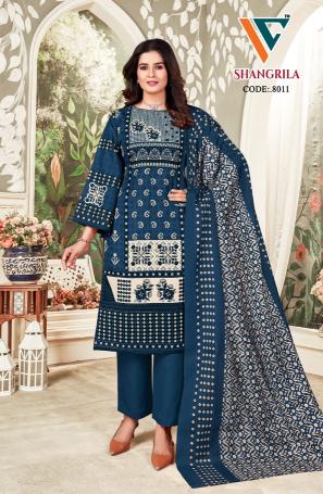 Vandana C Shangrila Vol 8 Cotton Dress Material Collection