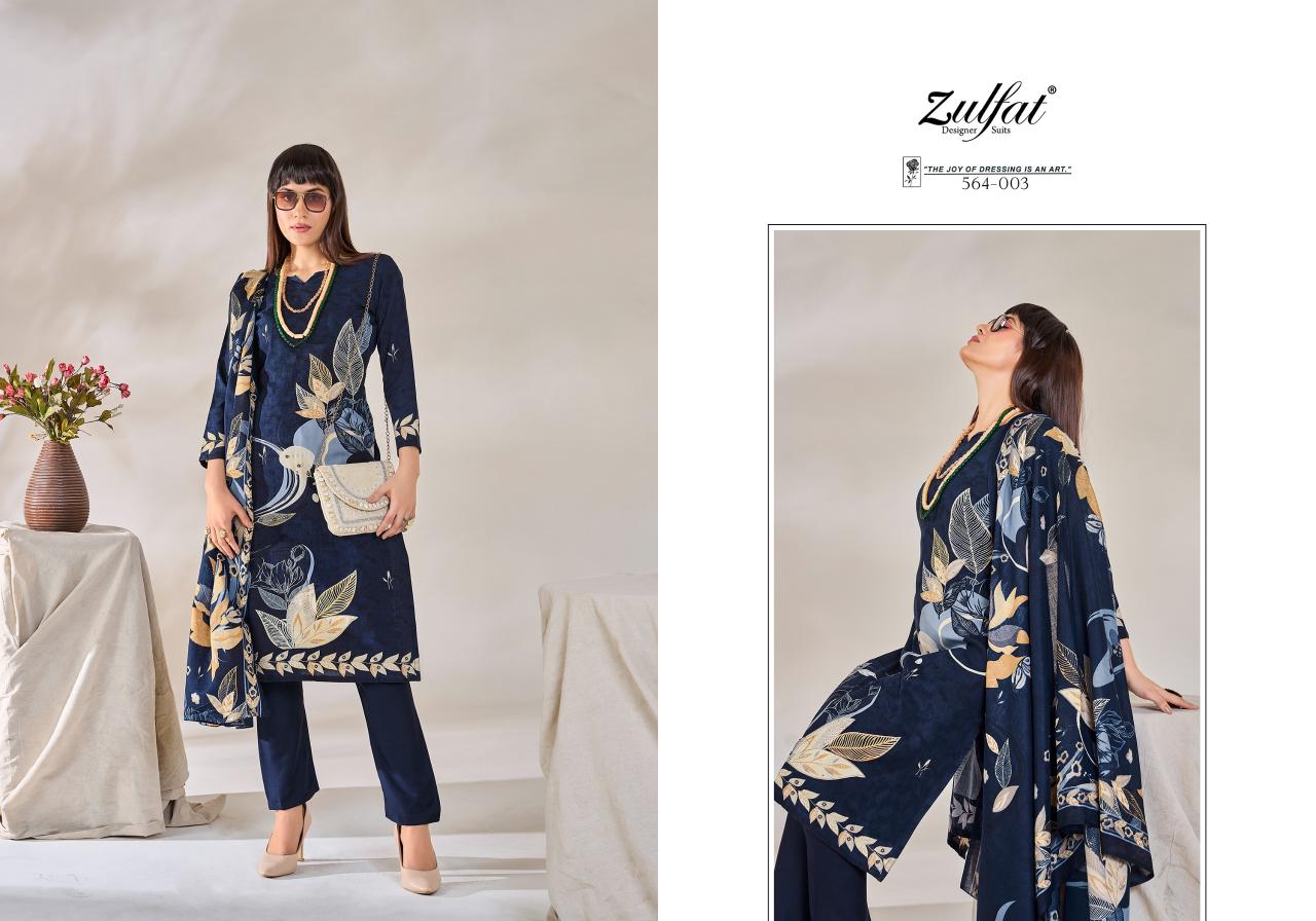 Zulfat Zahavi Vol 3 Digital Printed Dress Material Collection