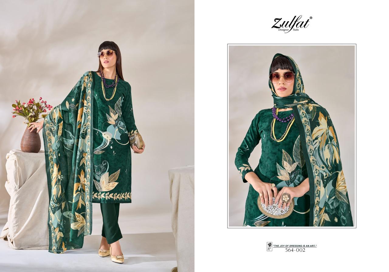 Zulfat Zahavi Vol 3 Digital Printed Dress Material Collection