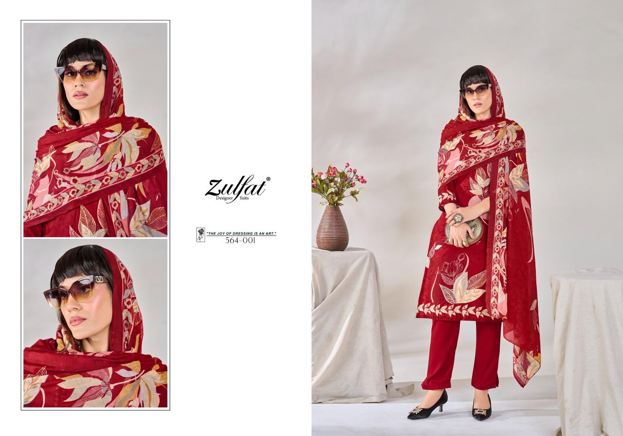 Zulfat Zahavi Vol 3 Digital Printed Dress Material Collection