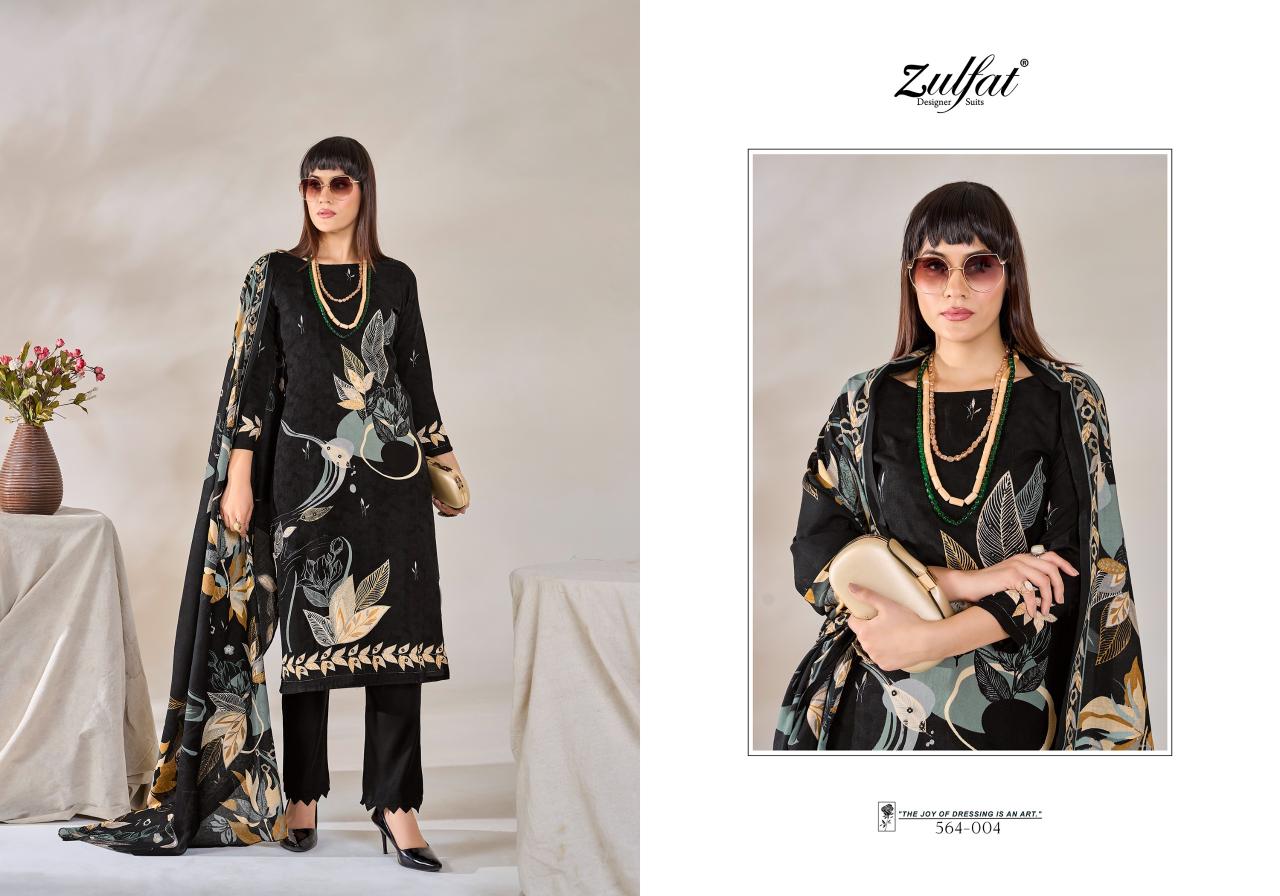 Zulfat Zahavi Vol 3 Digital Printed Dress Material Collection