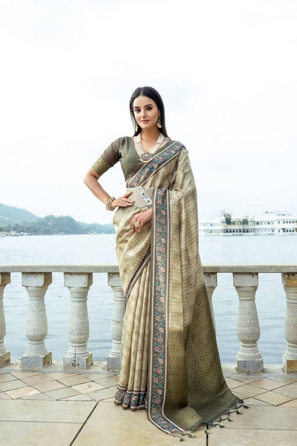 Bhavna 01 Flower Printed Soft Silk Saree Collection