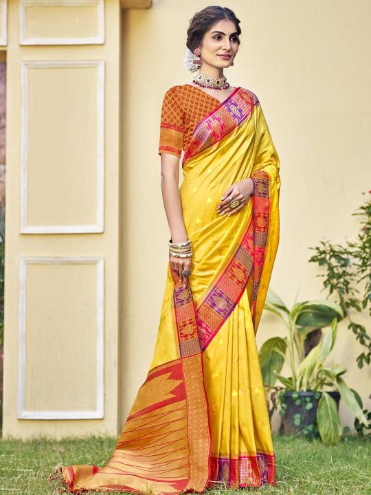 Bunawat Imperial Silk Festival Silk Wedding Wear Saree Collection