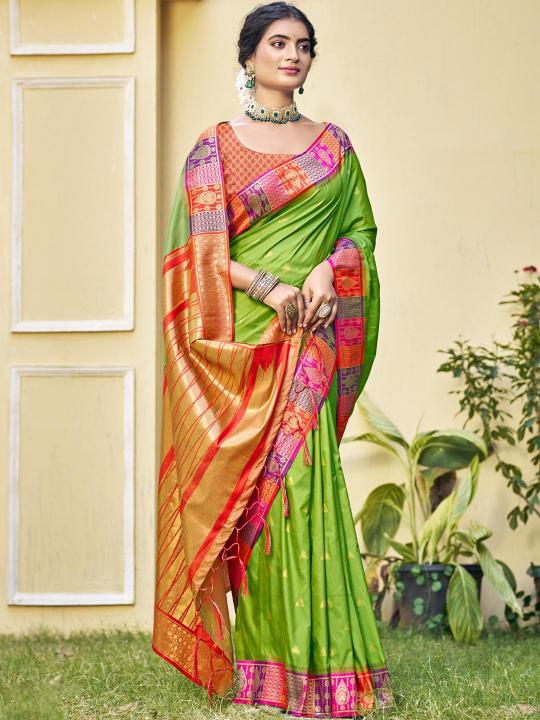 Bunawat Imperial Silk Festival Silk Wedding Wear Saree Collection