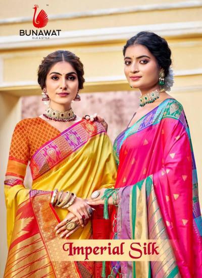 Bunawat Imperial Silk Festival Silk Wedding Wear Saree Collection