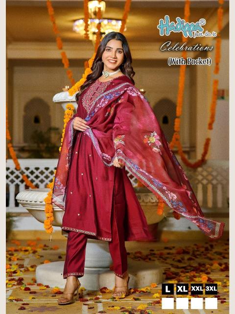 Hadippa Celebrations Vol 1 Vatican Kurti Bottom With Dupatta