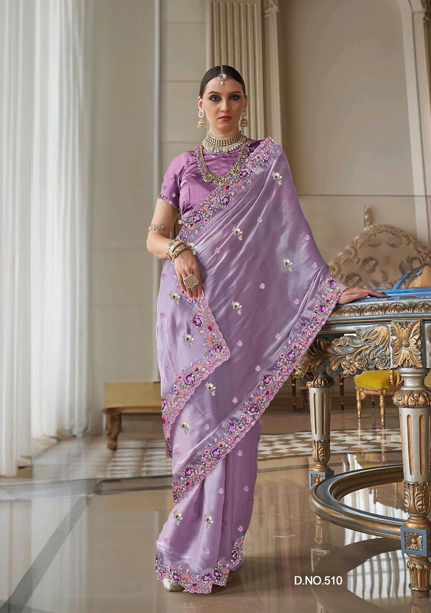 Kala Jamun Sai Mere Tissue Silk Designer Saree Collection