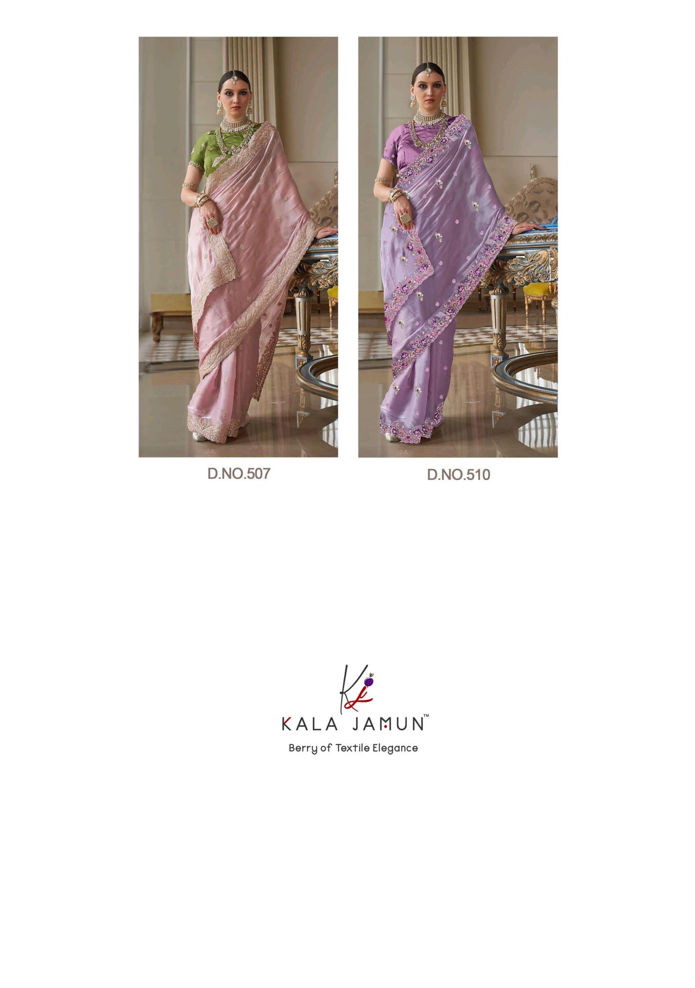 Kala Jamun Sai Mere Tissue Silk Designer Saree Collection