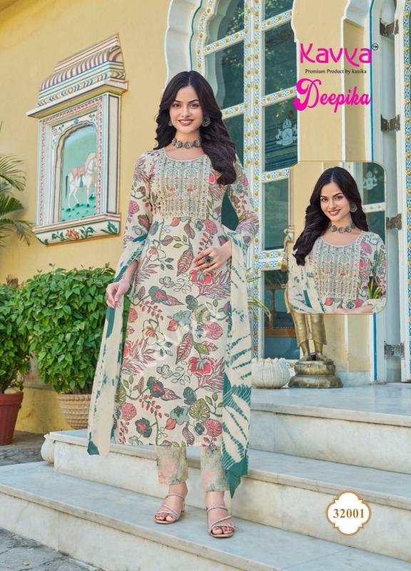 Kavya Deepika Vol 32 Straight Kurti Bottom With Dupatta