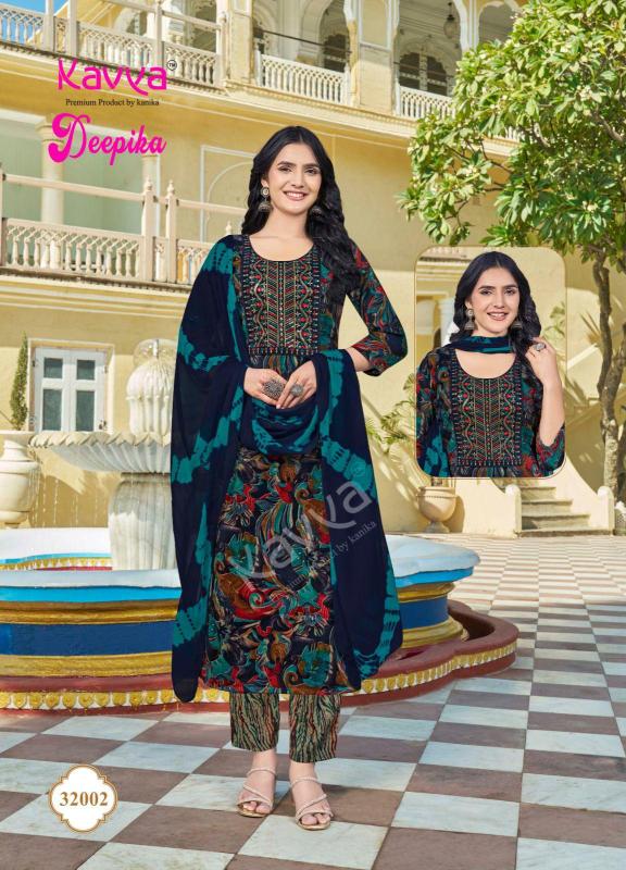 Kavya Deepika Vol 32 Straight Kurti Bottom With Dupatta