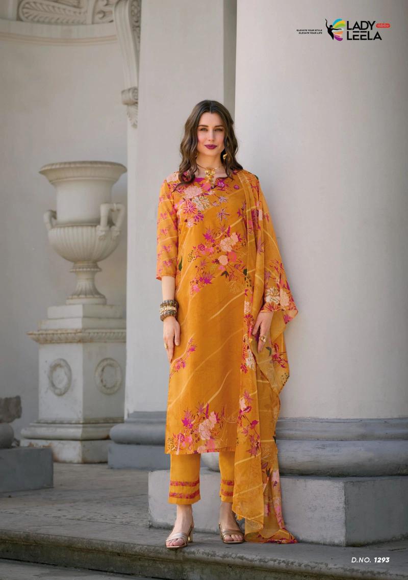 Lady Leela Rubina Vol 2 Digital Printed Kurti Pant With Dupatta Collection