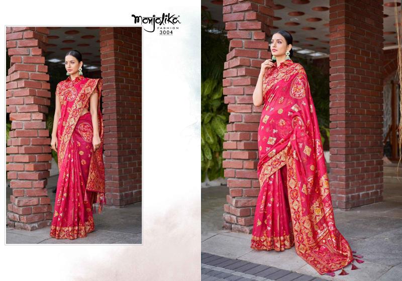 Monjolika Fashion Manjika 7200 Cotton Silk Saree Wholesale Collection