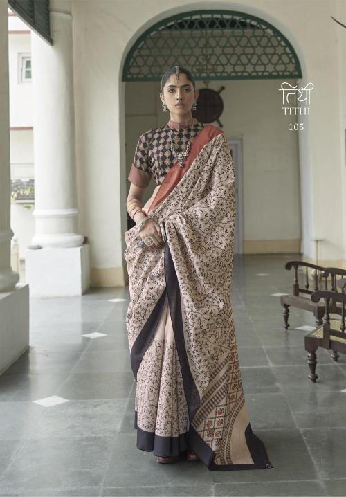 Ressa Tithi Mikora Silk Printed Saree Collection