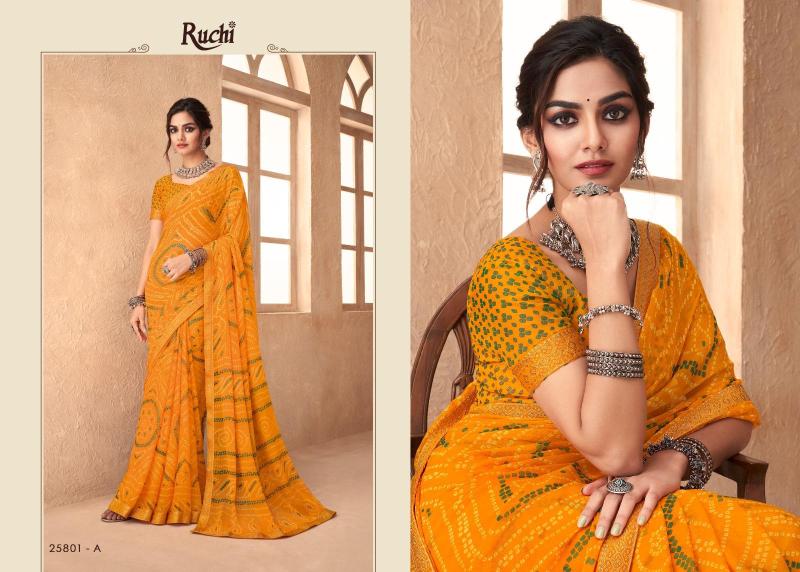 Ruchi Simayaa Vol 18 Chiffon Printed Saree Collection