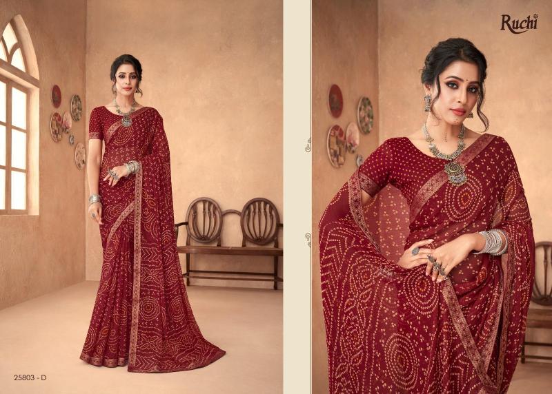 Ruchi Simayaa Vol 18 Chiffon Printed Saree Collection