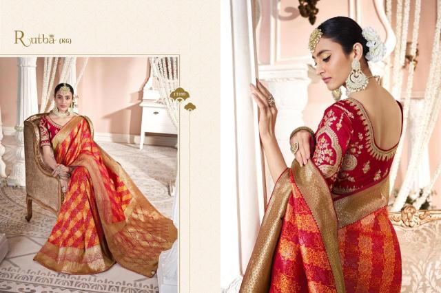 Rutba By KG Designer Wedding Wear Silk Saree Collection