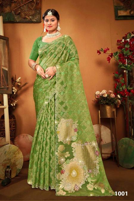 Saroj Ghunghat Jharkan Vol 2 Designed Silk Saree Collection