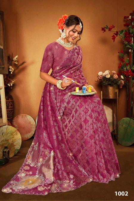 Saroj Ghunghat Jharkan Vol 2 Designed Silk Saree Collection