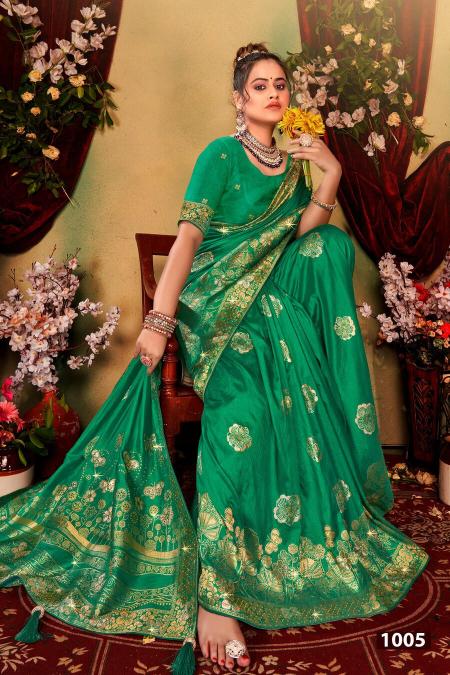 Saroj Nairaa Dola Swarovski Vol 1 Dola Silk Saree Collection