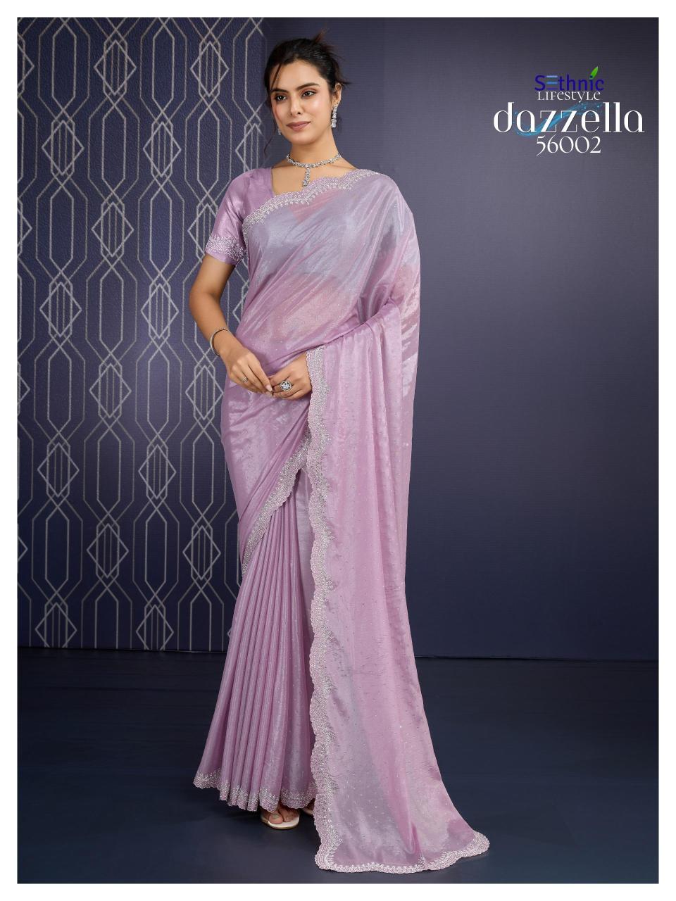 Sethnic Dazzella Ice Georgette Fancy Saree Collection