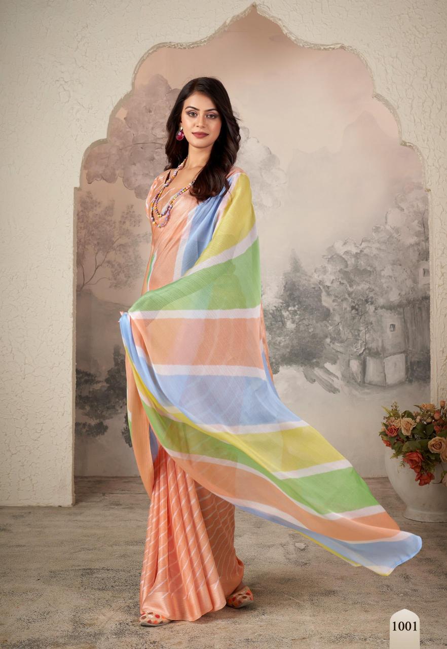 Sr Aavi Chiffon Fancy Printed Saree Collection