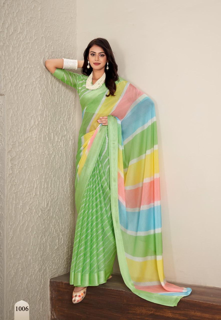 Sr Aavi Chiffon Fancy Printed Saree Collection