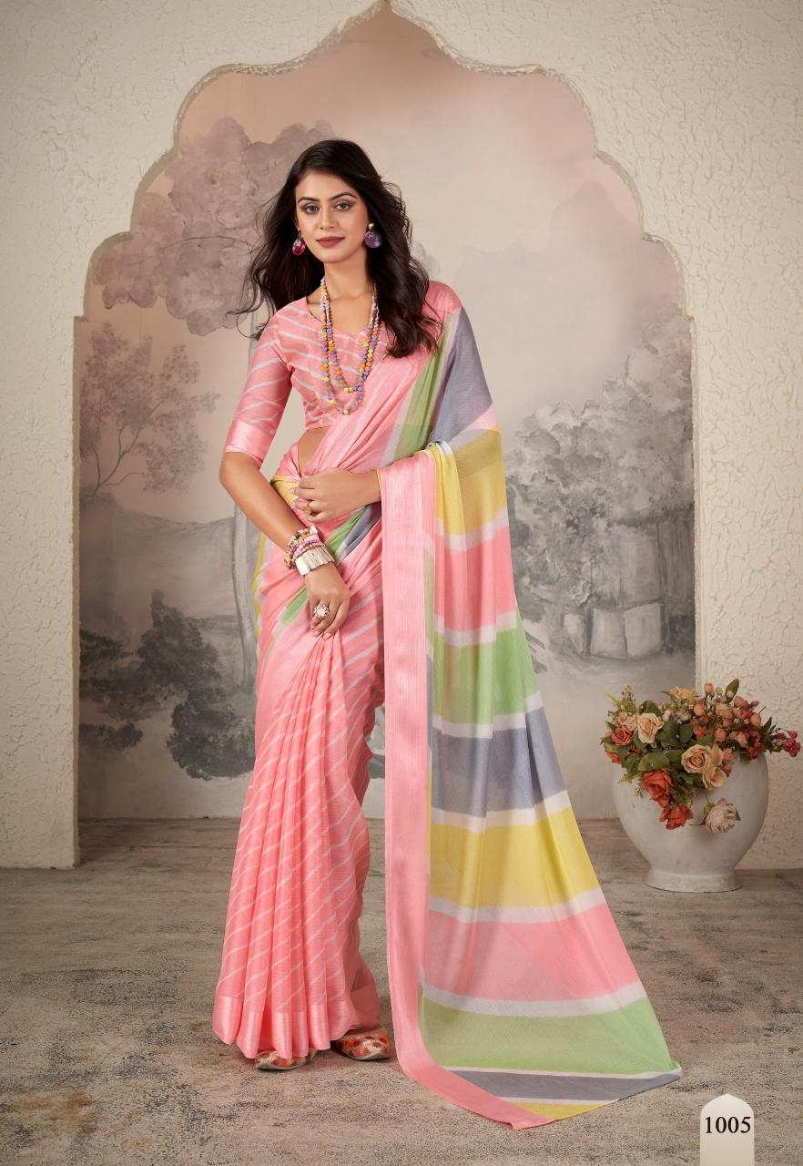 Sr Aavi Chiffon Fancy Printed Saree Collection