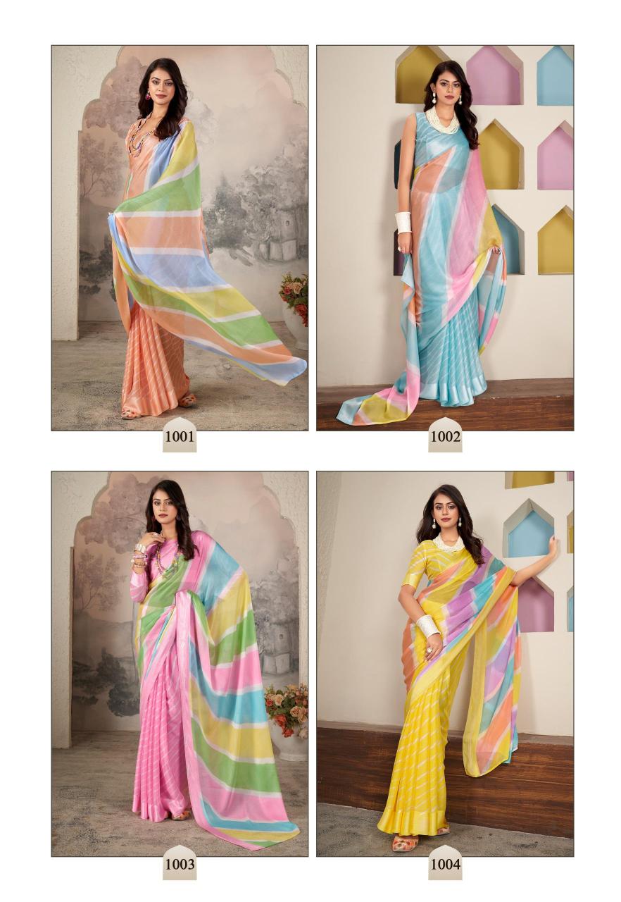 Sr Aavi Chiffon Fancy Printed Saree Collection