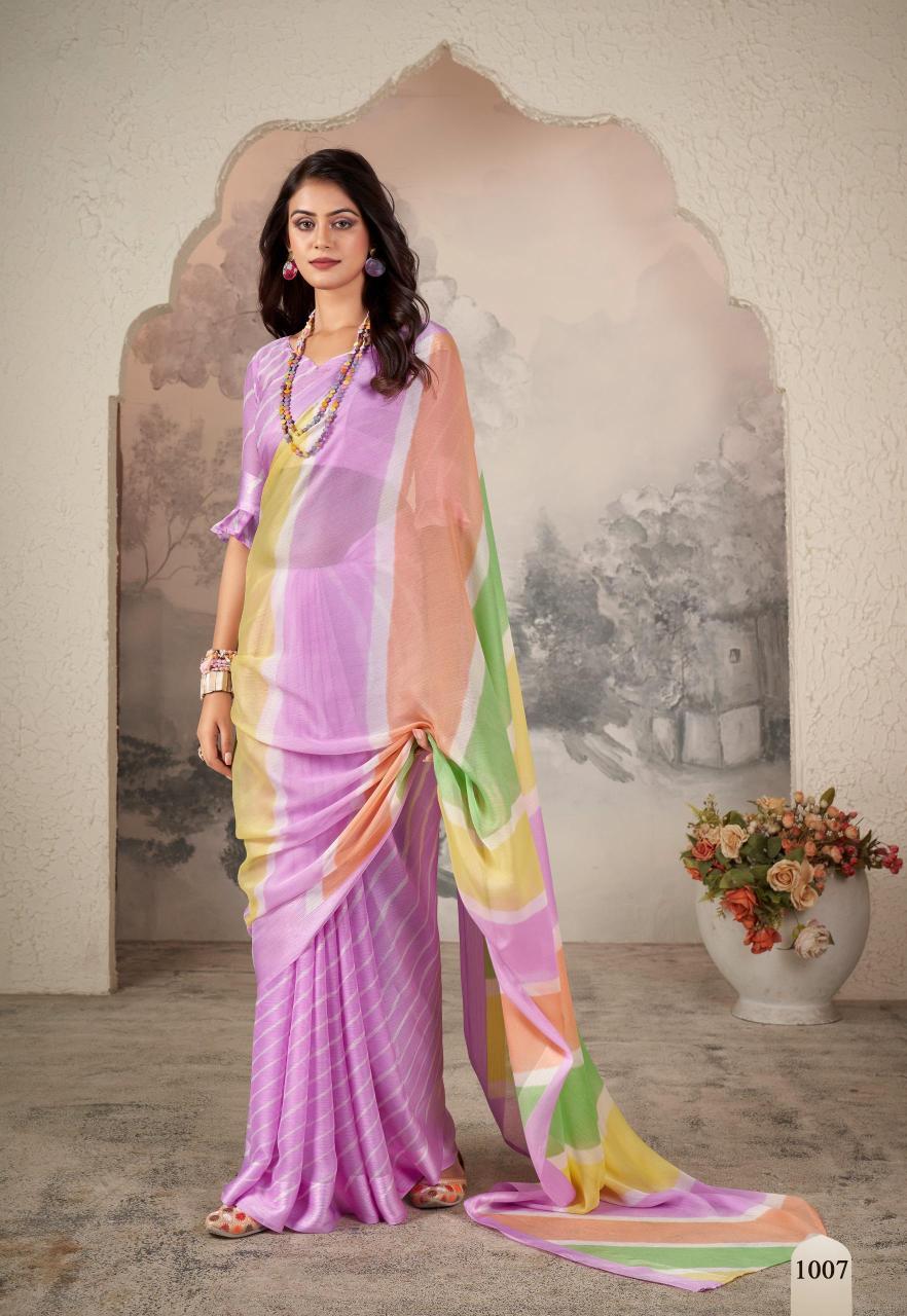 Sr Aavi Chiffon Fancy Printed Saree Collection