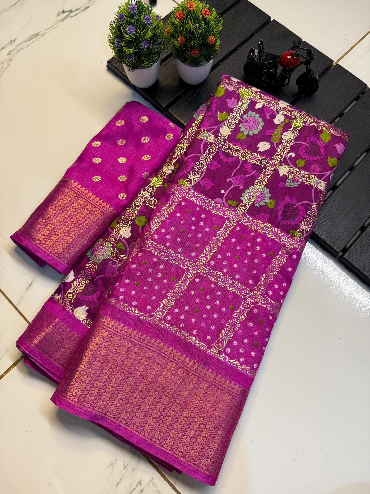 Super patola 1 Bandhej Printed Patola Saree Collection