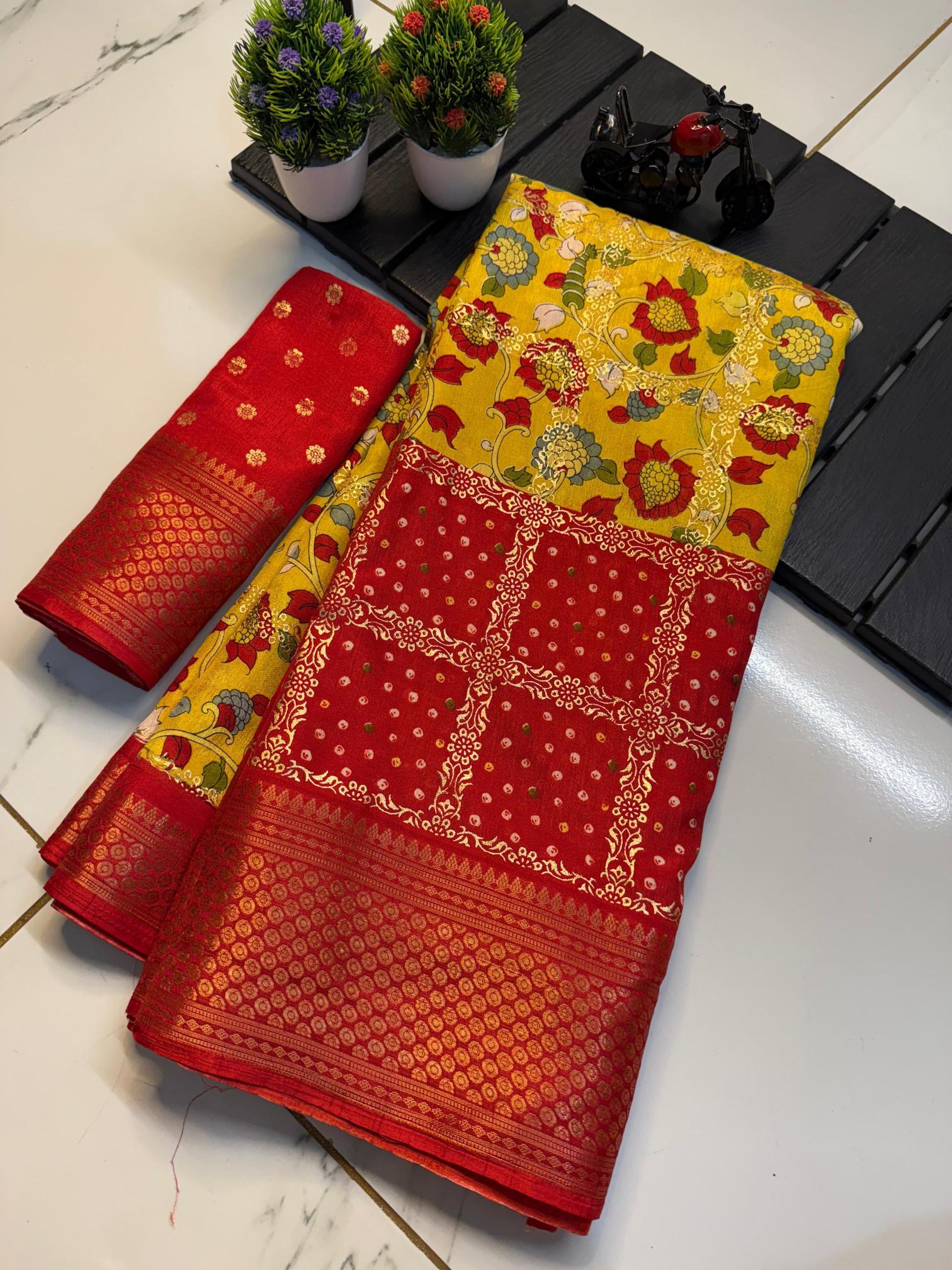 Super patola 1 Bandhej Printed Patola Saree Collection