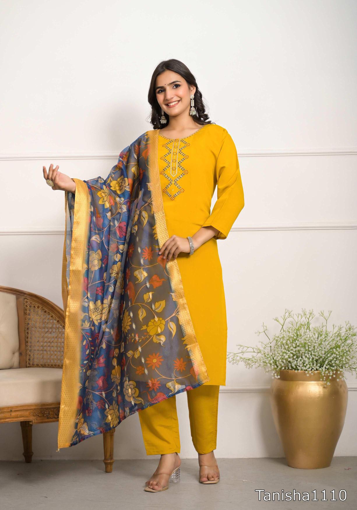 Tanisha Vol 16 Designer Kurti Bottom With Dupatta