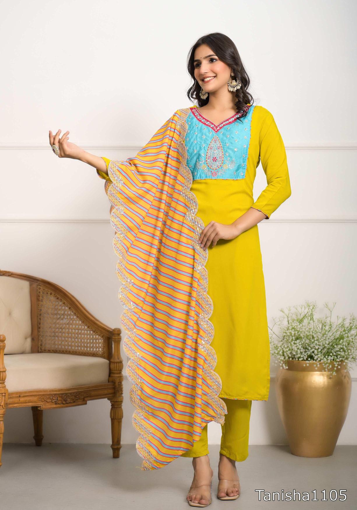 Tanisha Vol 16 Designer Kurti Bottom With Dupatta