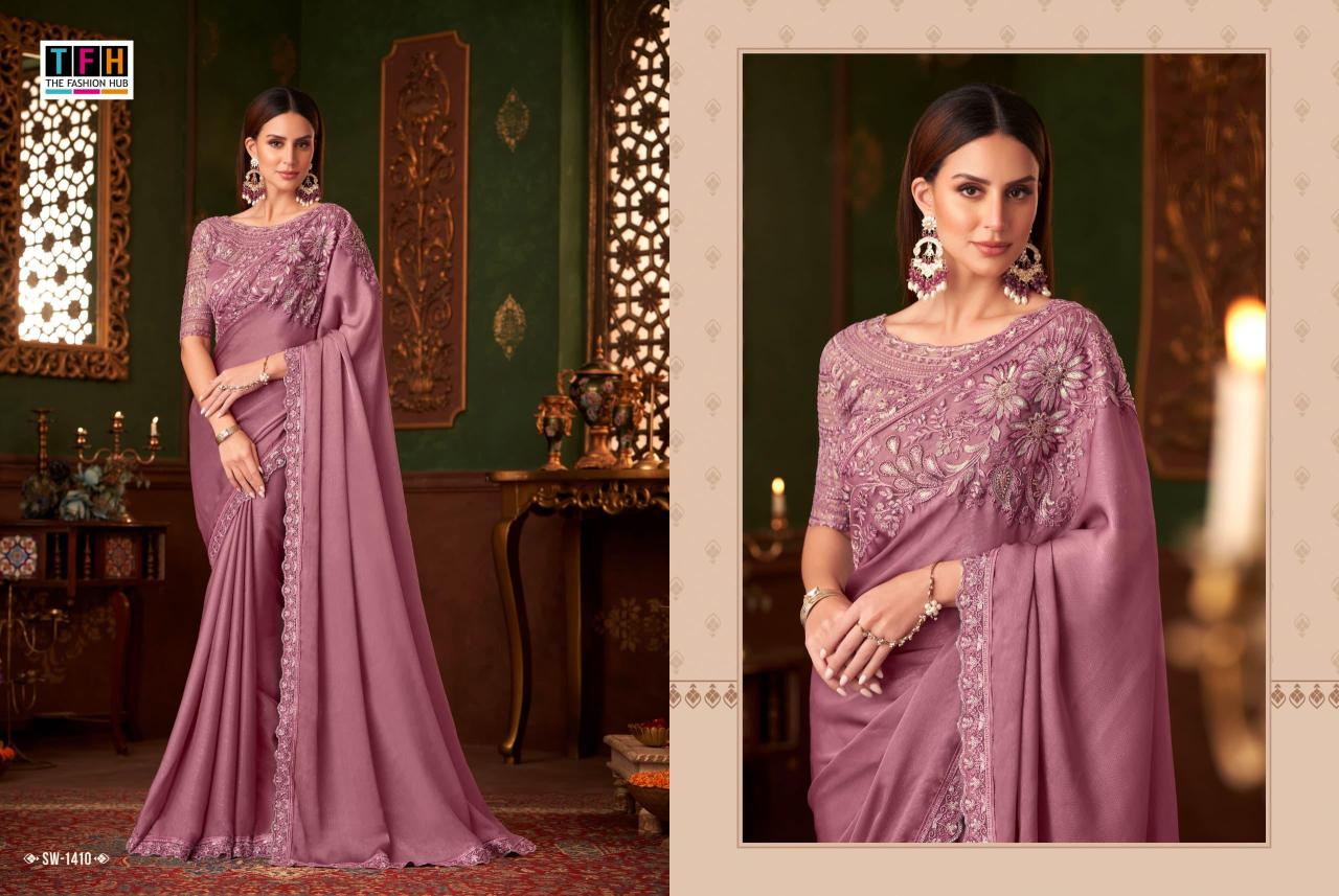 The Fashion Hub - Sandalwood 14 Exclusive Premium Quality Designer Party Wear Silk Sarees Catalog Collections