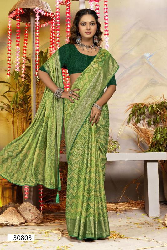 Vallabhi Prints Parvana-03 Chiffon Printed Saree Collection