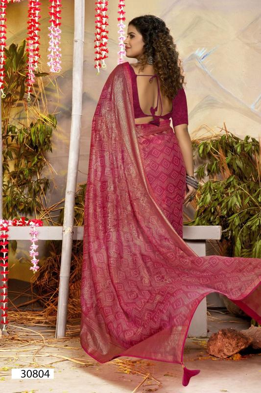 Vallabhi Prints Parvana-03 Chiffon Printed Saree Collection